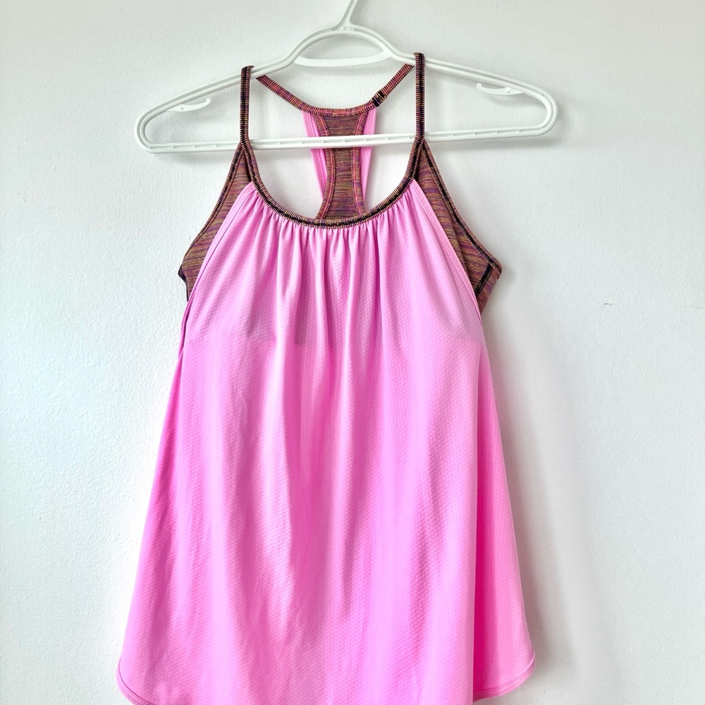 Pink Racerback Tank Top